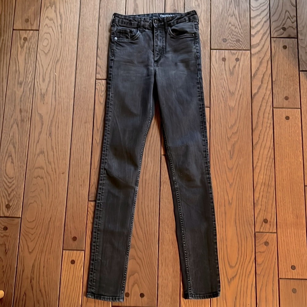 H&M Conscious Skinny Black High Waisted Stretch Jean Size 27/32